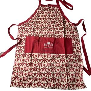 New Paula Deen Autographed Adult Apron & Oven mitt